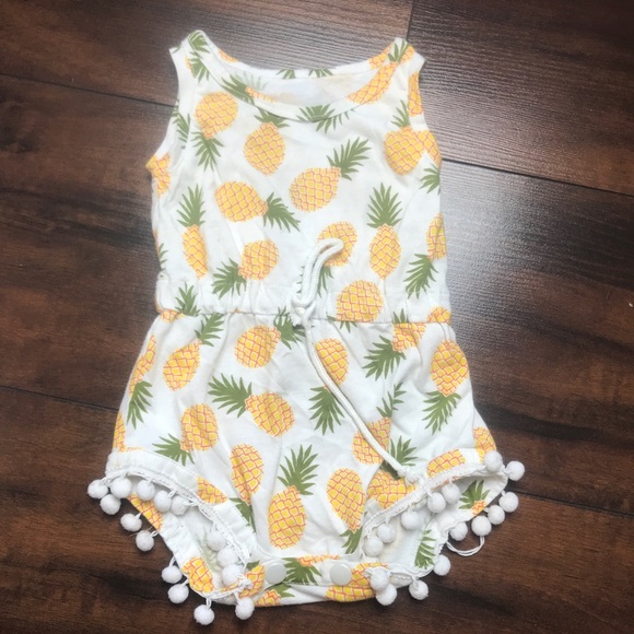 Bundle baby girl spring rompers (3) pineapple - Picture 2 of 3